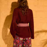 Aneta Knit Kimono - Rosewood XS