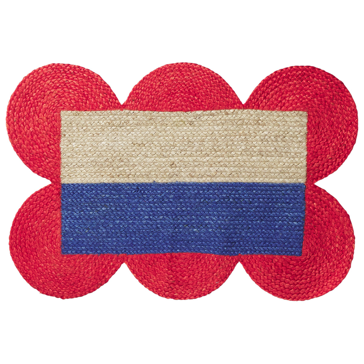 Neomi Jute Mat - Poppy