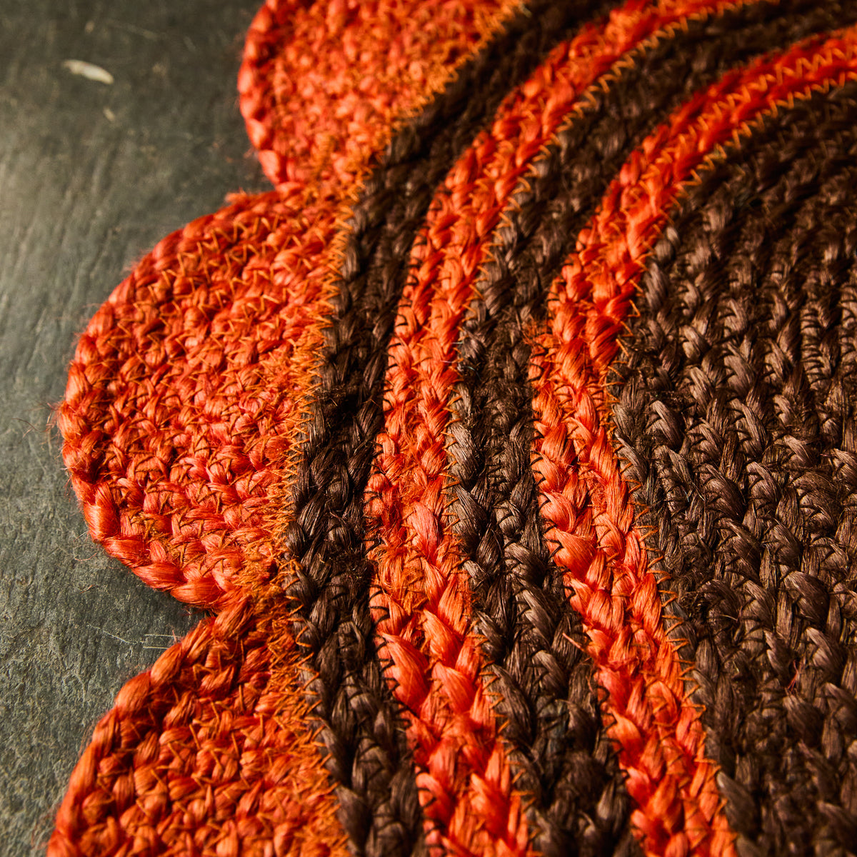 Mavis Jute Mat - Umber