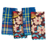 Josephine Cotton Napkin Set - Blue Bell