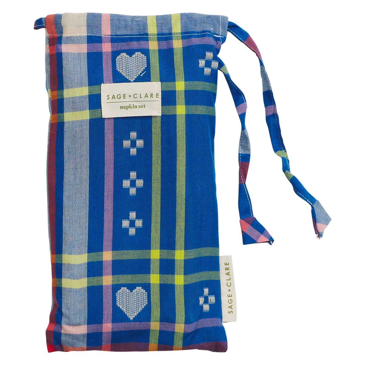 Josephine Cotton Napkin Set - Blue Bell