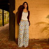 Norali Wide Leg Pant - Ecru 6