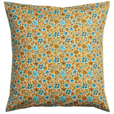 Magnolia Cotton Euro Pillowcase Set - Turquoise
