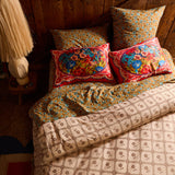 Magnolia Cotton Euro Pillowcase Set - Turquoise