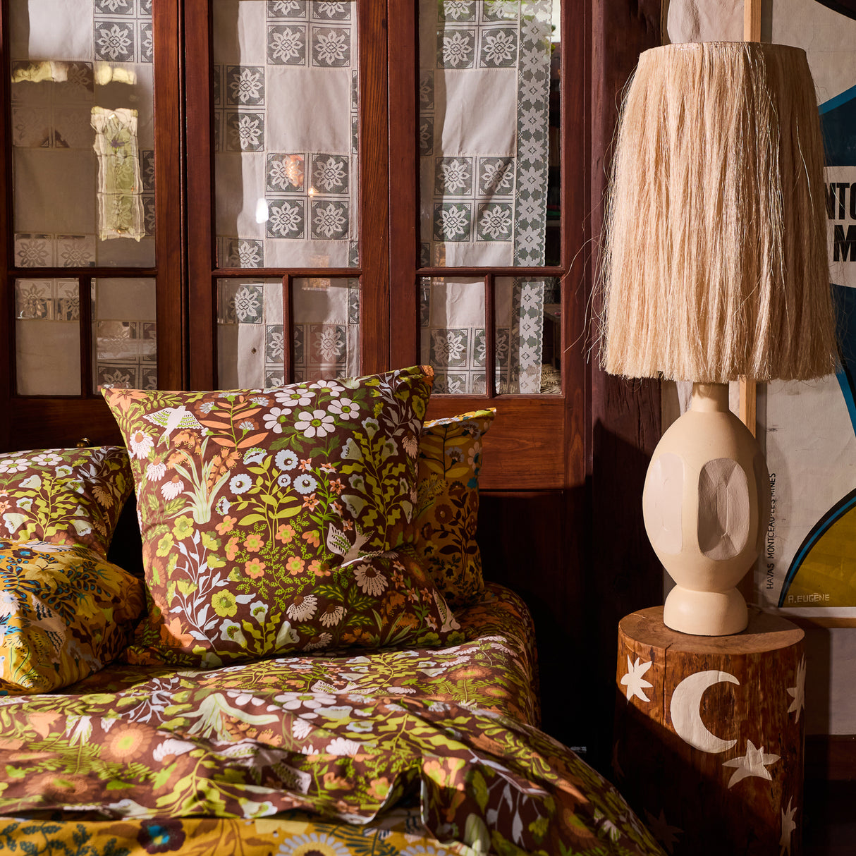 Sloane Cotton Euro Pillowcase Set - Umber