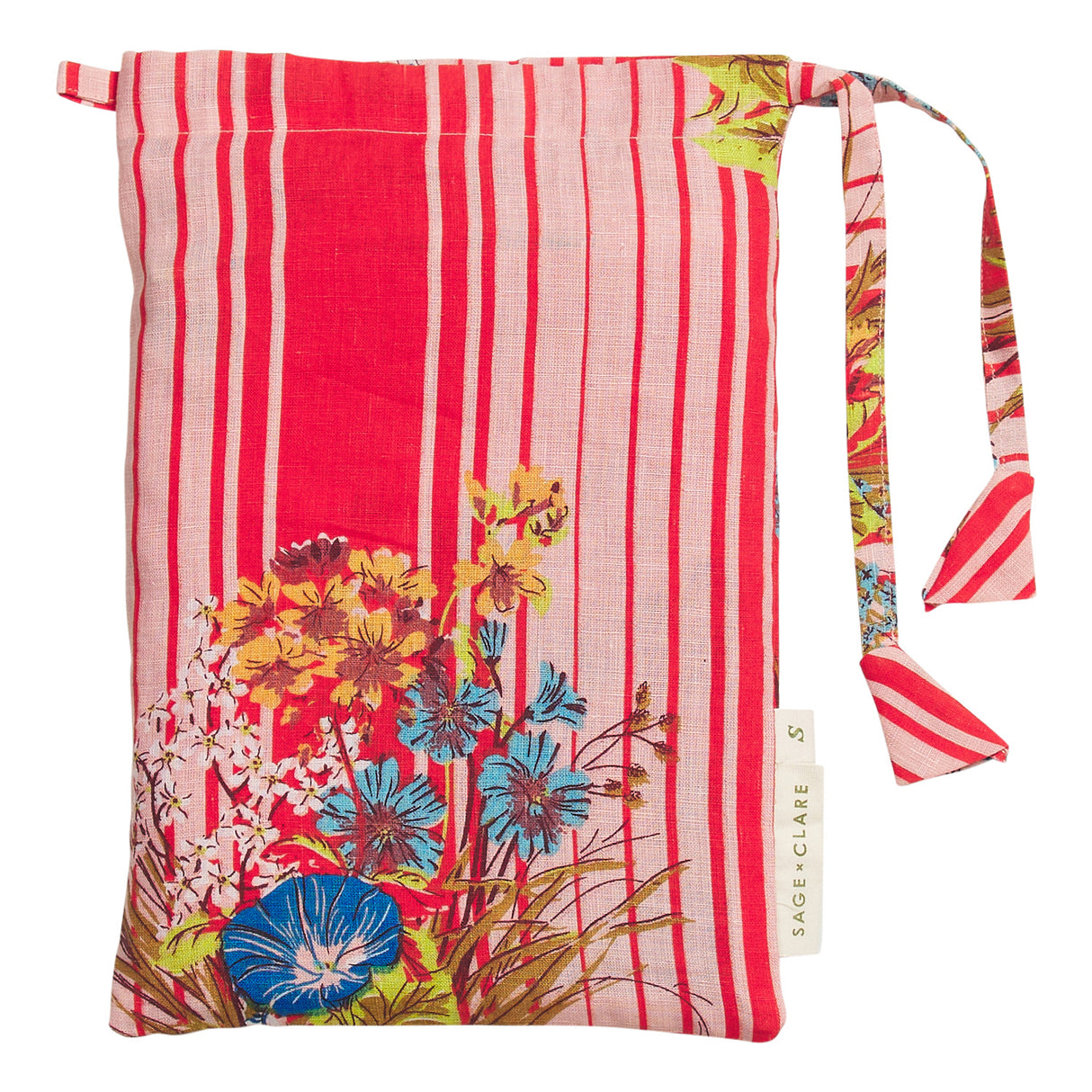 Dempsey Linen Euro Pillowcase Set - Poppy