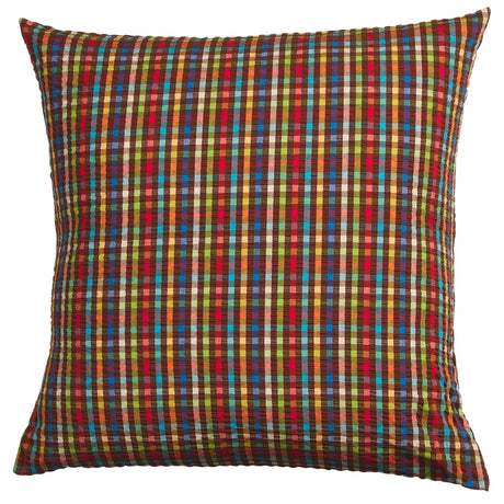 June Cotton Seersucker Euro Pillowcase Set