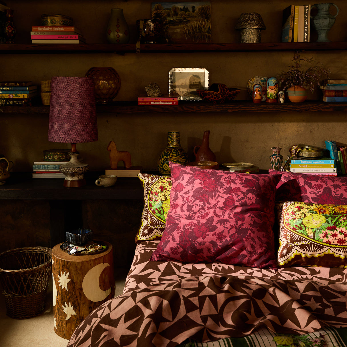 Sierra Linen Euro Pillowcase Set - Terracotta