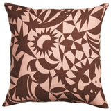 Nora Linen Euro Pillowcase Set - Carnelian