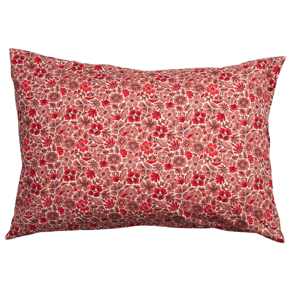 Magnolia Cotton Pillowcase Set - Poppy Standard