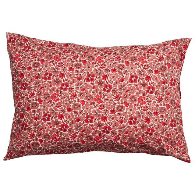 Magnolia Cotton Pillowcase Set - Poppy Standard