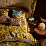 Sloane Cotton Pillowcase Set - Ochre Standard