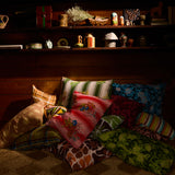 Dempsey Linen Pillowcase Set - Poppy Standard