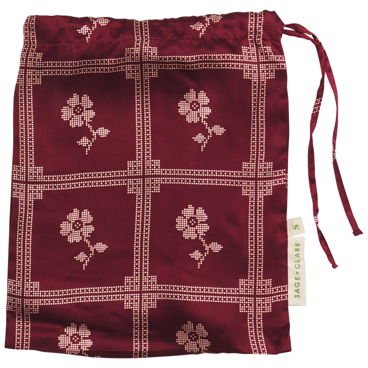 Bonny Silk Pillowcase - Burnt Cherry Standard