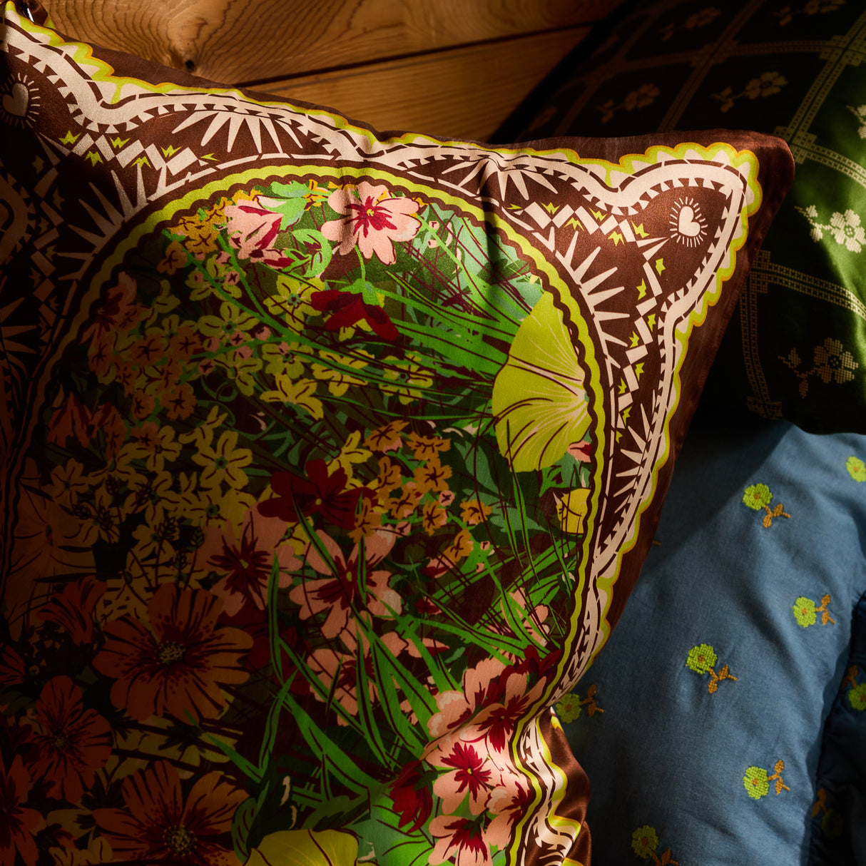Ramona Silk Pillowcase - Umber Standard