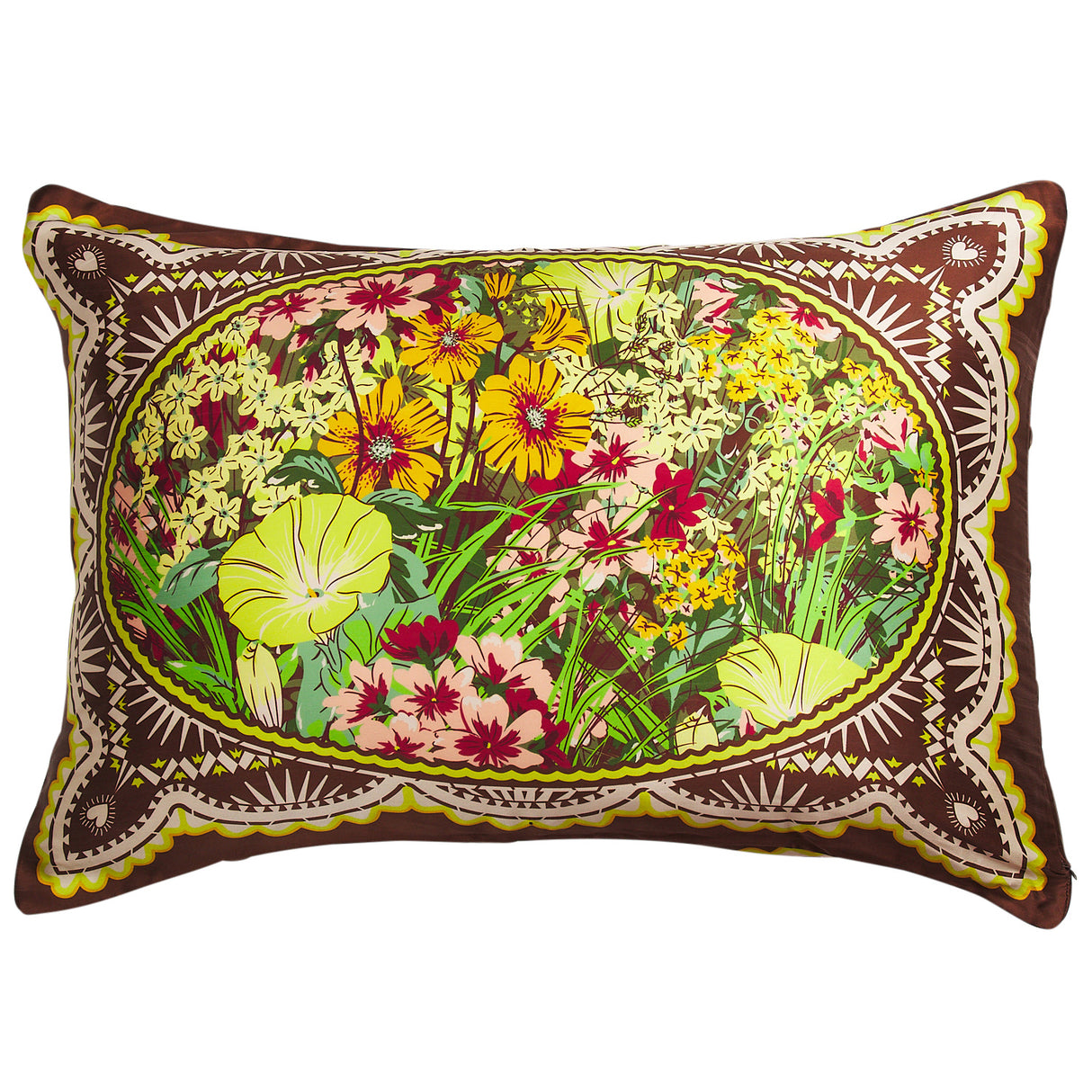 Ramona Silk Pillowcase - Umber Standard