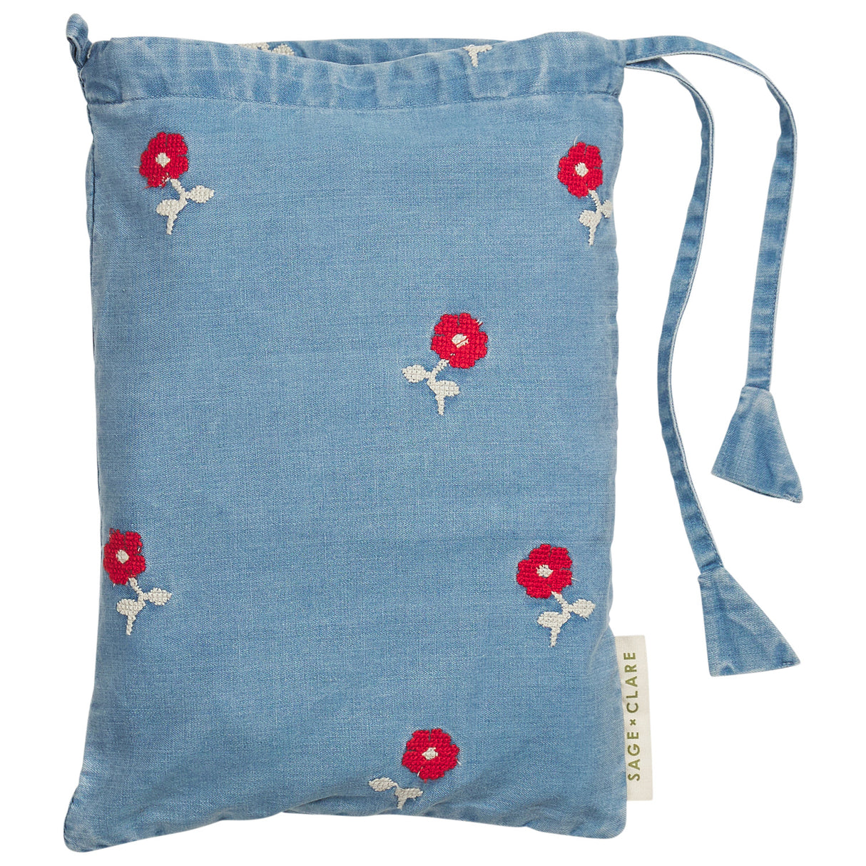 Anneliese Ruffle Pillowcase - Poppy Standard