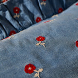 Anneliese Ruffle Pillowcase - Poppy Standard