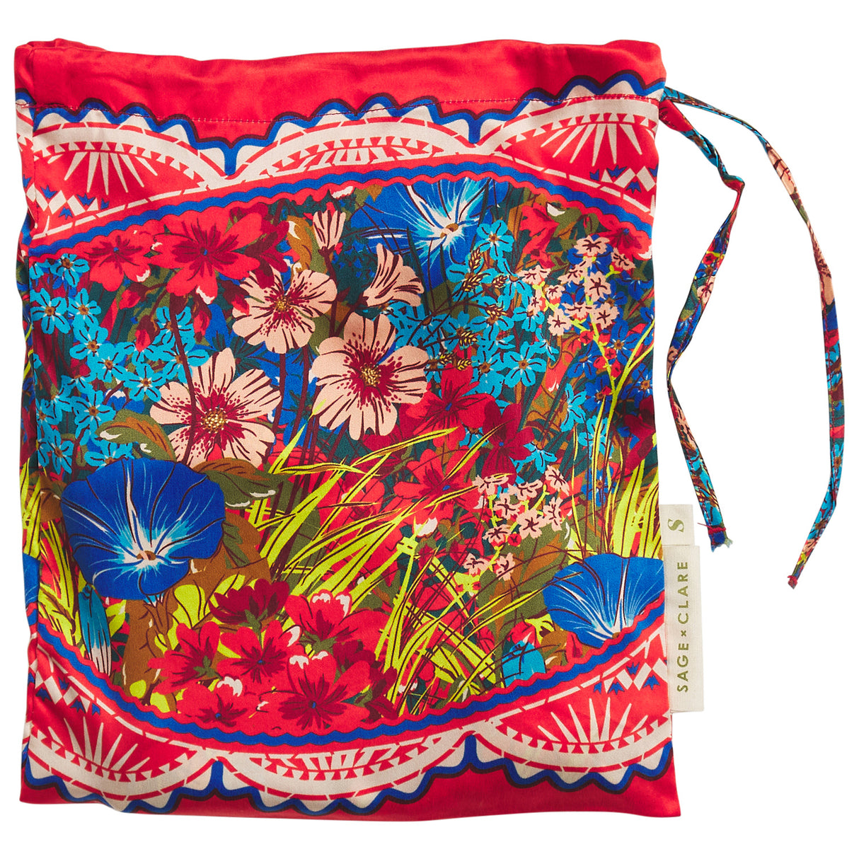 Ramona Silk Pillowcase - Poppy Standard