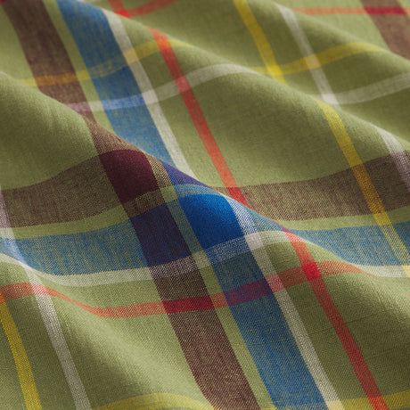 Frances Linen Pillowcase Set - Moss Standard