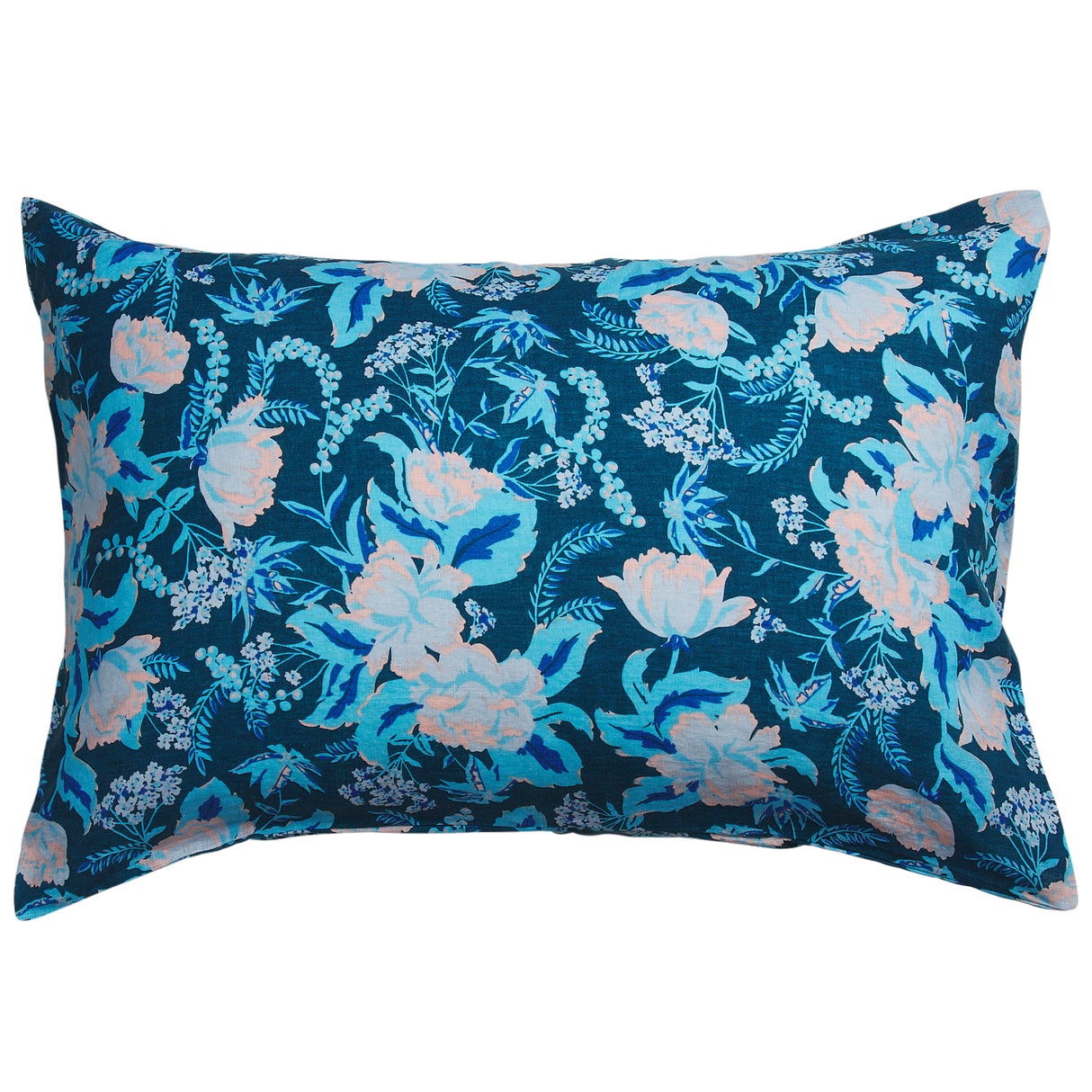 Sierra Linen Pillowcase Set - Sodalite Standard