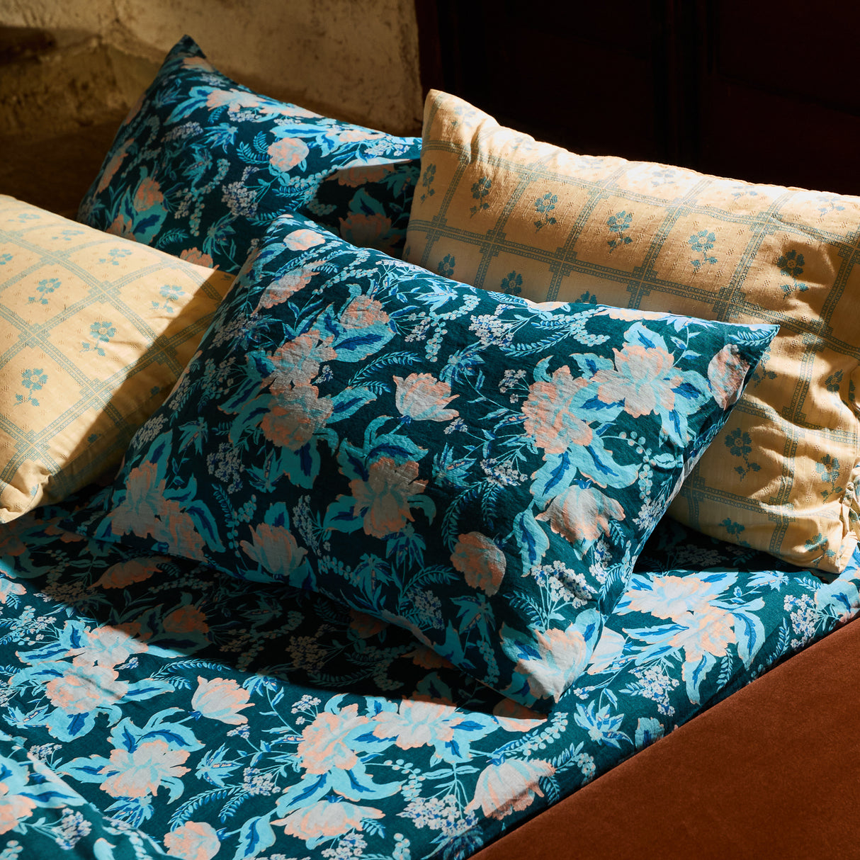 Sierra Linen Pillowcase Set - Sodalite Standard