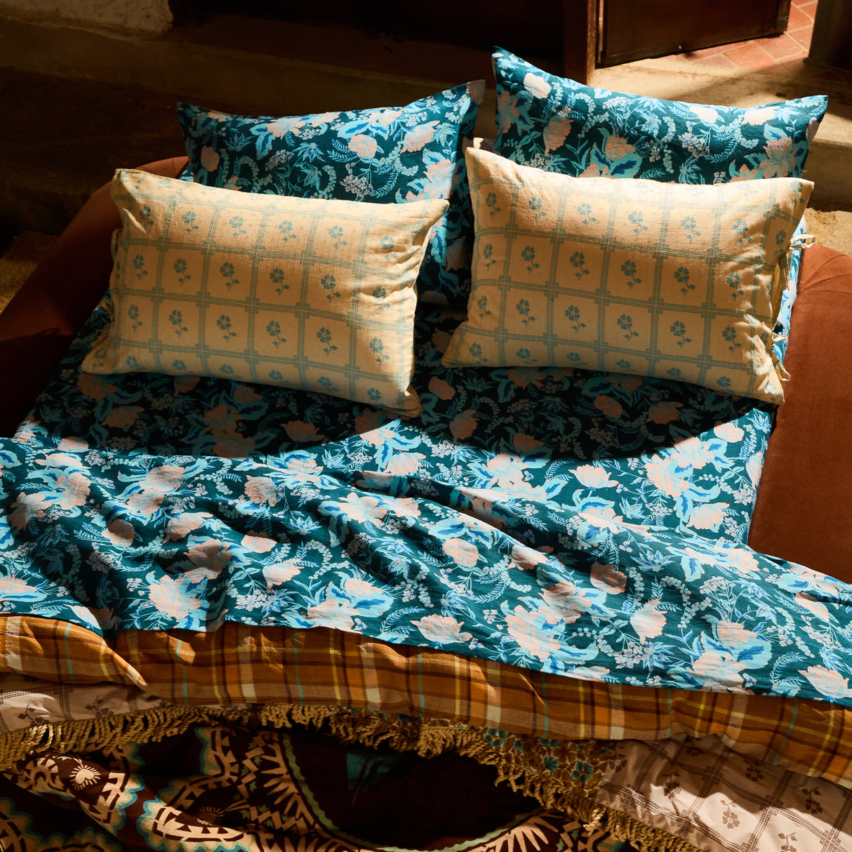 Sierra Linen Pillowcase Set - Sodalite Standard