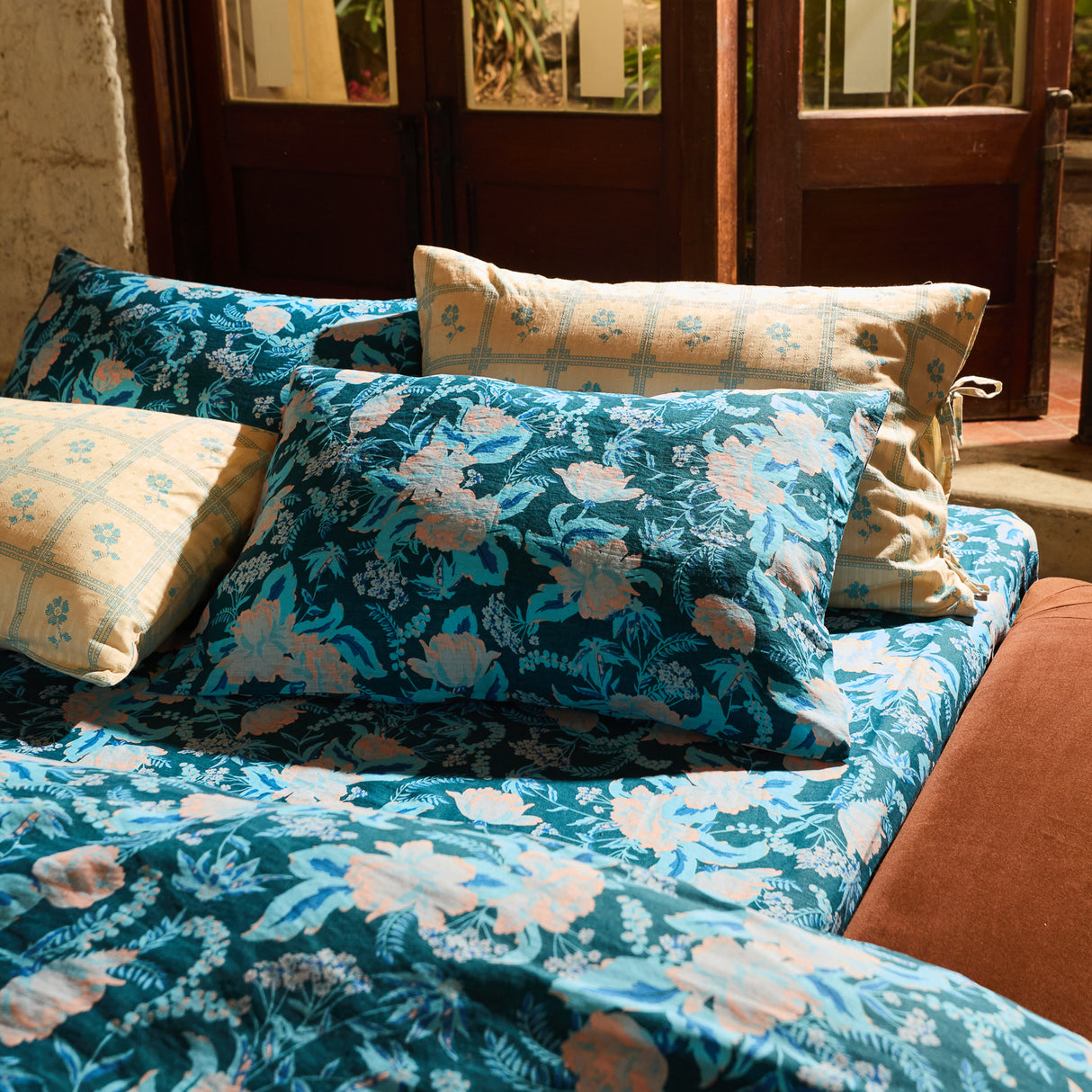 Sierra Linen Pillowcase Set - Sodalite Standard