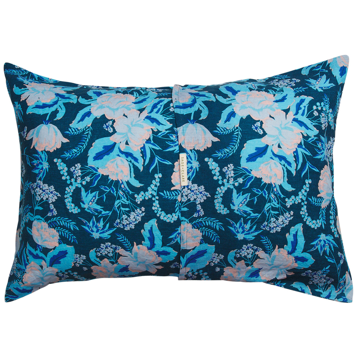 Sierra Linen Pillowcase Set - Sodalite Standard