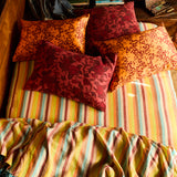 Sierra Linen Pillowcase Set - Terracotta Standard