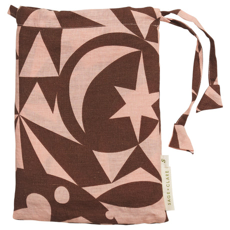 Nora Linen Pillowcase Set - Carnelian Standard