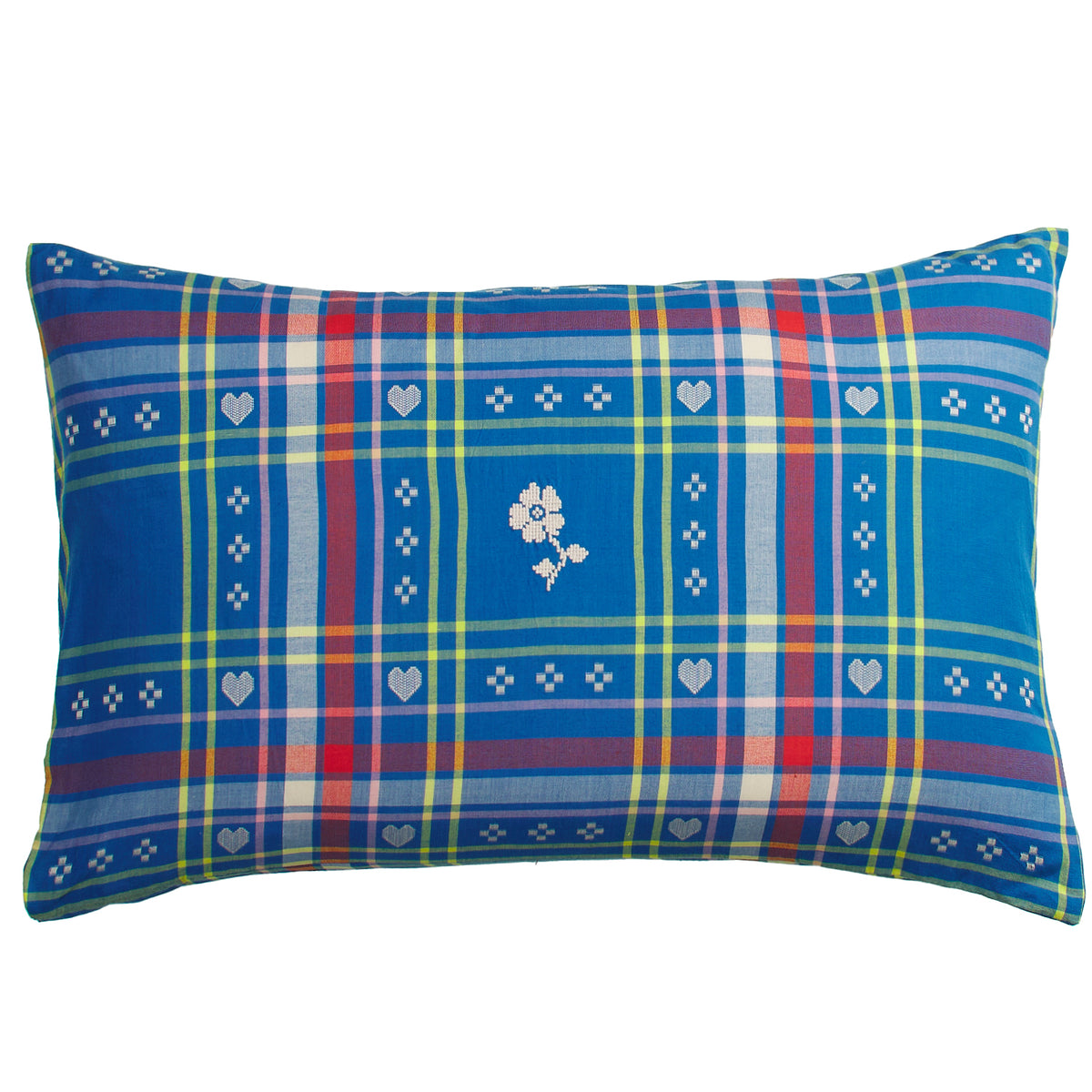 Josephine Cotton Pillowcase Set - Blue Bell