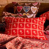 Bonny Cotton Pillowcase Set - Poppy Standard