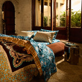 Bonny Cotton Pillowcase Set - Turquoise Standard
