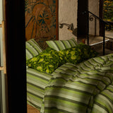 Sierra Linen Pillowcase Set - Hunter Green Standard
