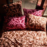 Nora Linen Pillowcase Set - Dahlia Standard