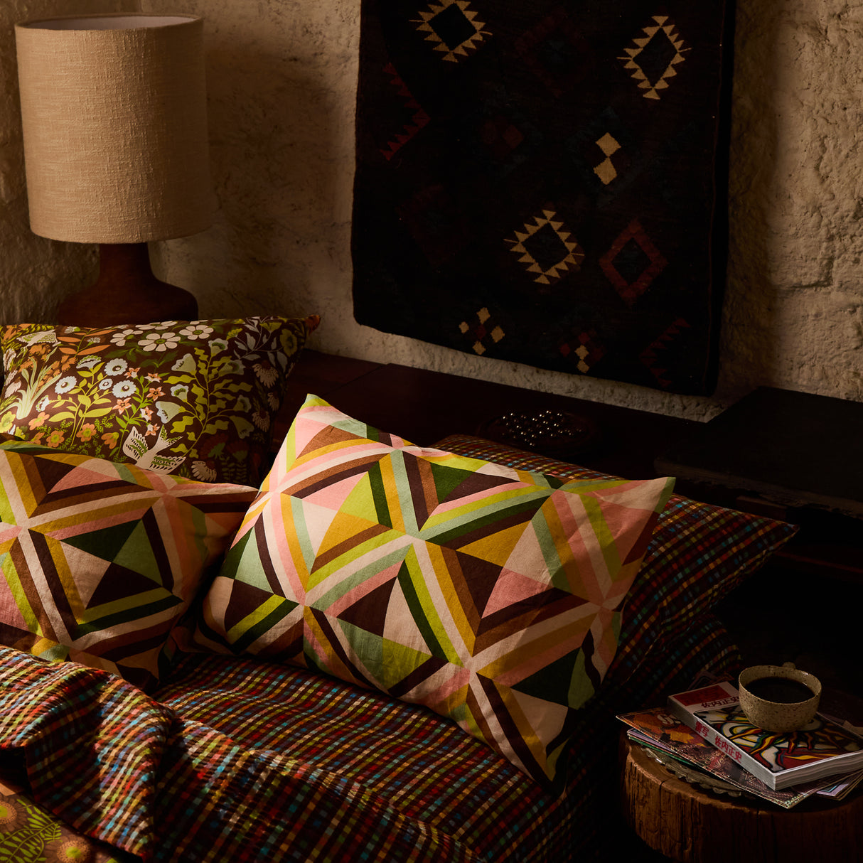 Mabel Linen Pillowcase Set Standard