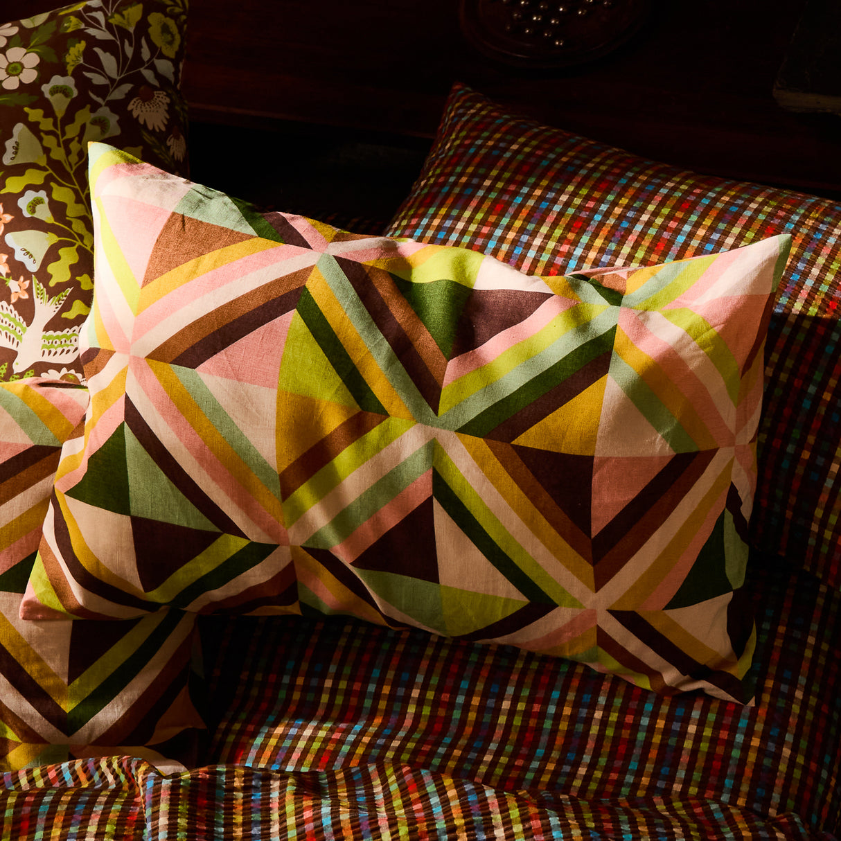 Mabel Linen Pillowcase Set Standard