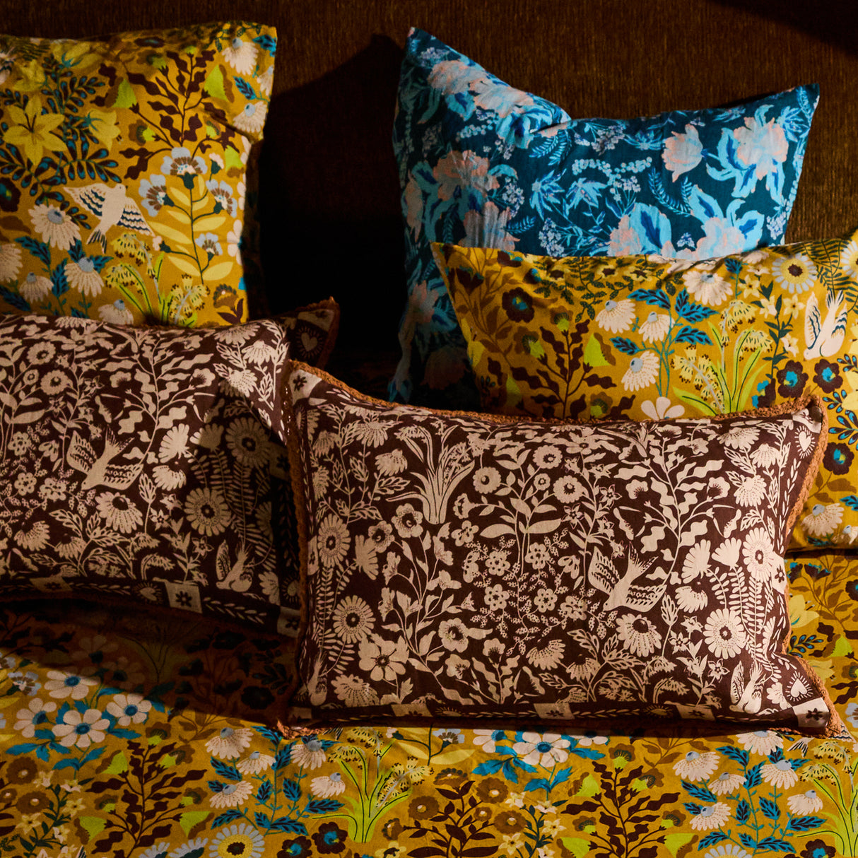Indiana Linen Pillowcase Set - Umber Standard