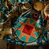 Harriet Placemat - Turquoise