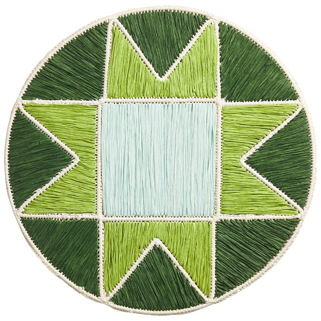 Harriet Placemat - Hunter Green