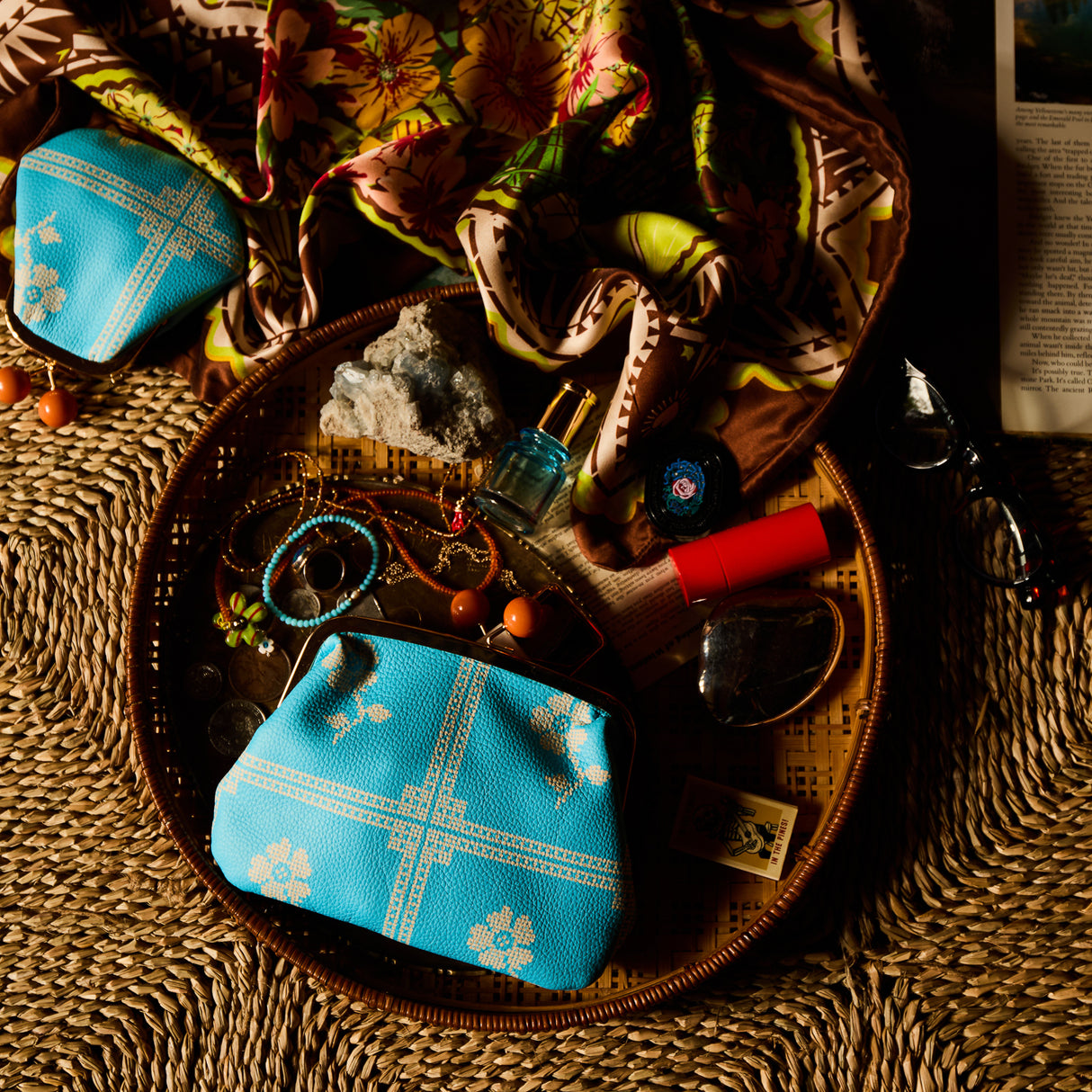 Bonny Large Purse - Turquoise