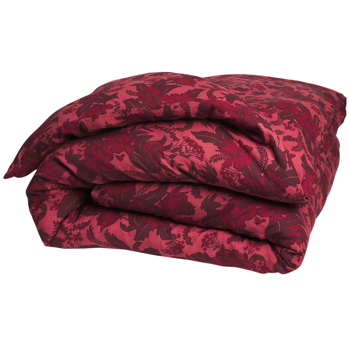 Sierra Linen Quilt Cover - Terracotta Queen