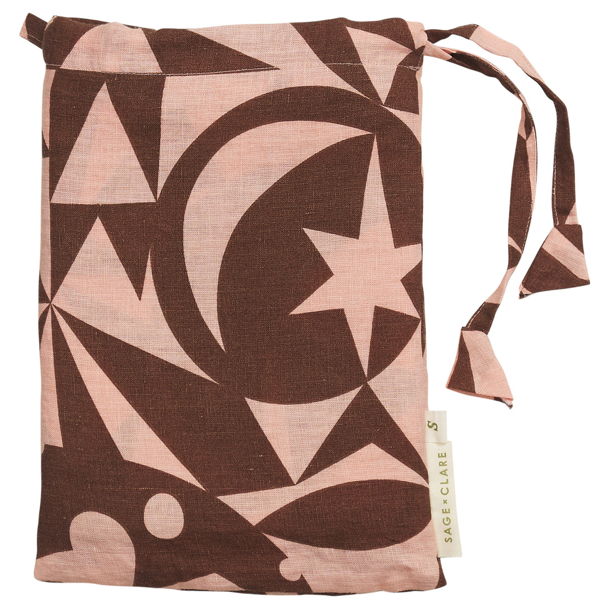 Nora Linen Quilt Cover - Carnelian Queen