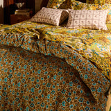 Magnolia Cotton Quilt Cover - Turquoise Single
