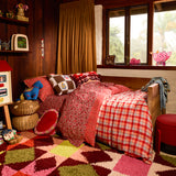 Otis Cotton Quilt Cover - Poppy Single