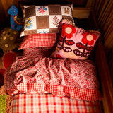 Otis Cotton Quilt Cover - Poppy Single