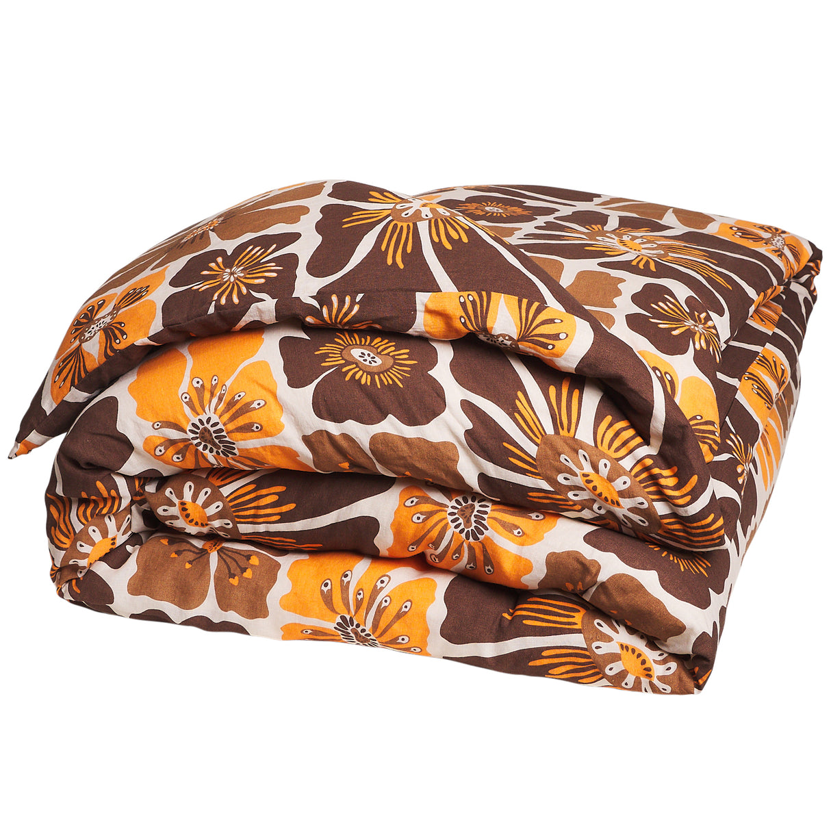 Jolene Linen Quilt Cover - Ecru Queen