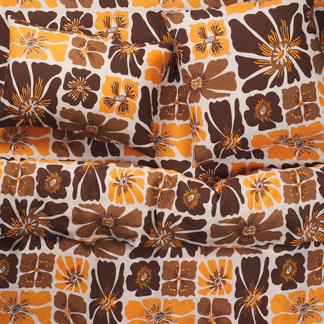 Jolene Linen Quilt Cover - Ecru Queen