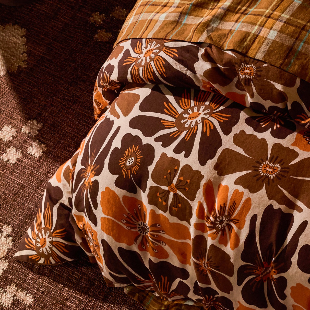 Jolene Linen Quilt Cover - Ecru Queen